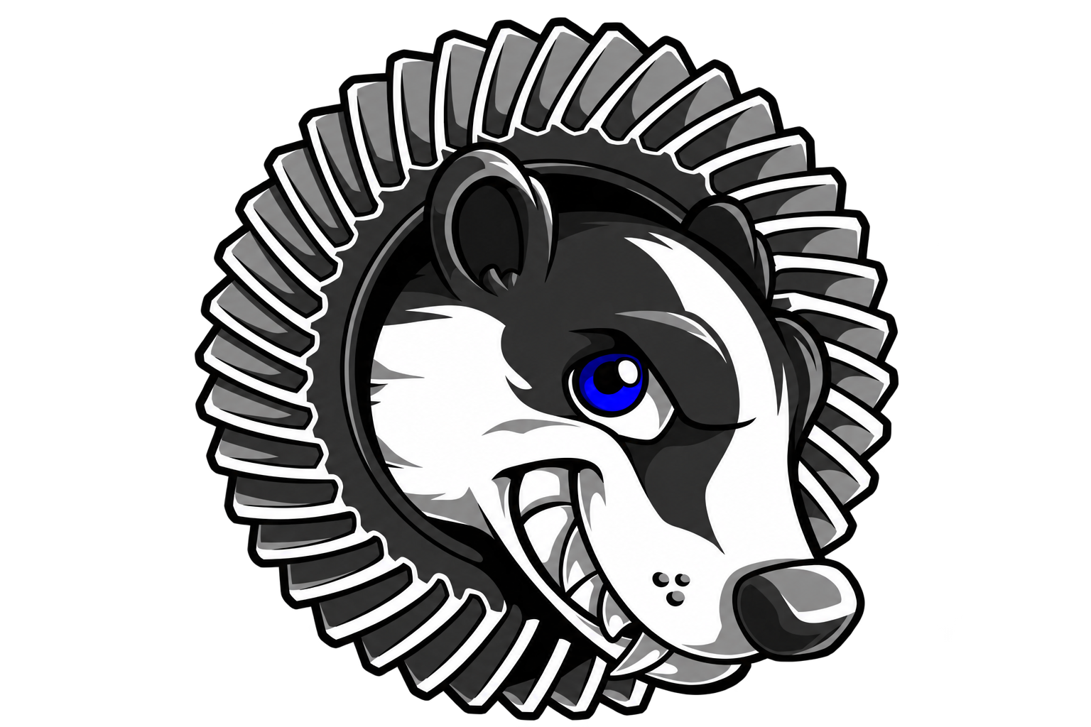 Honey Badger Motor Sports badger emblem